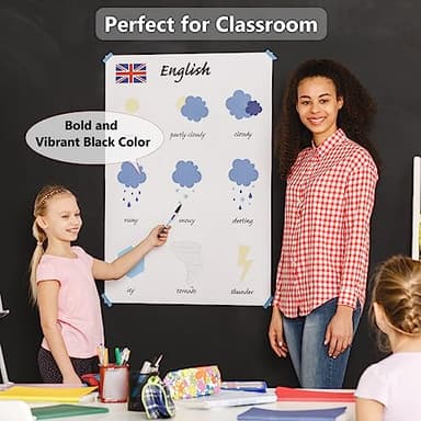 SFAIH Fine Tip Dry Erase Markers - 24 Pack Red Whiteboard Erasable Markers Bulk for Kids Adults, Ideal for Classroom School Office Home Use on White Board, Non-Toxic Easy Clean - Image 5