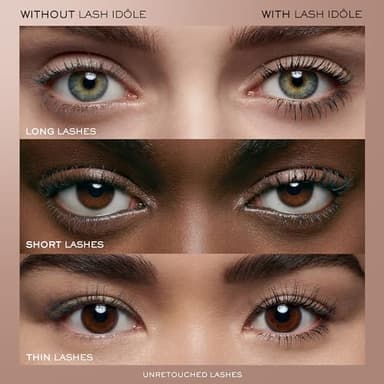 Lancôme Lash Idôle Lash-Lifting & Volumizing Mascara - Black Mascara for Instant Volume, Length & Lift - Smudge Proof & Up To 24H Wear - Black - Image 2