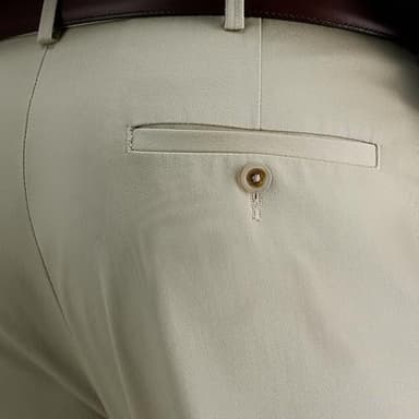 Haggar Men's Premium No Iron Khaki Classic Fit Pleat Front Casual Pant (Regular and Big & Tall Sizes), Sand, 40W x 30L - Image 4