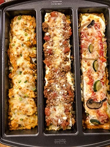 Chicago Metallic Professional Lasagna Trio Pan, Perfect for loaf breads, cakes and more 12.5 by 16 by 3 inches, Silver - Image 6