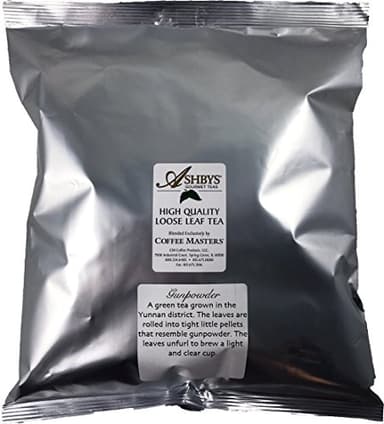 Ashby's Tea Loose Leaf Tea, Gunpowder, 2 Pound