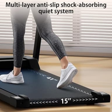 AoraPulse Portable Treadmills for Home, 3.0HP Folding Walking Small Treadmill with 300 LBS Capacity, Foldable Running Exercise Electric Compact Treadmill with LED Display - Image 5