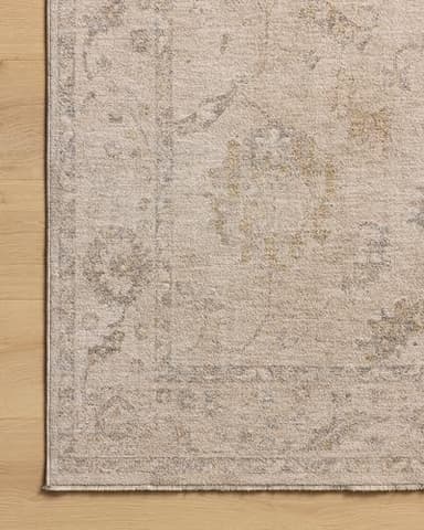 Loloi Chris Loves Julia Louisa Collection LOI-02 Oatmeal/Slate 9'-6" x 13'-1", .38" Pile Height, Area Rug - Image 5