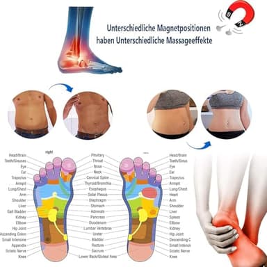 Magnetic Insoles, 1 Pair Acupressure Massage Insoles, Magnetic Therapy Insoles for Men and Women, Orthopedic Insoles Plantar Foot Health Care (Men 10-12 | Women 12-14 | 30.5cm) - Image 4