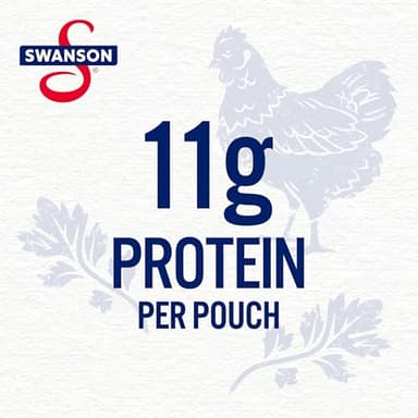 Swanson Lemon and Coarse Ground Pepper White Chunk Cooked Chicken, Ready to Eat, On-the-Go Meals, 2.6 oz Pouch (Case of 12) - Image 4