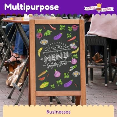 Liquid Chalk Markers for Blackboards - Bold Color Dry Erase Marker - Chalk Markers for Chalkboard Signs, Windows, Blackboard, Glass - 6mm Reversible Tip (8 Pack) - 24 Chalkboard Labels Included - Image 5