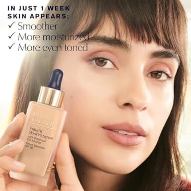 Estée Lauder Futurist SkinTint Serum Foundation SPF 20 with Glycerin | Light Coverage, 1.0 Fl Oz, 3W1 Tawny - Image 3