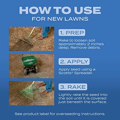 Scotts Turf Builder Grass Seed Sun and Shade Mix with Fertilizer and Soil Improver, Thrives in Many Conditions, 32 lbs. - Image 8