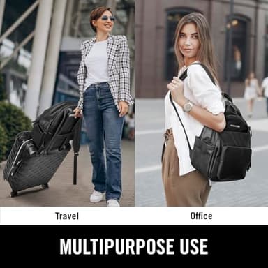 Kenneth Cole REACTION Marley Backpack, Taupe, 15" Laptop - Image 6