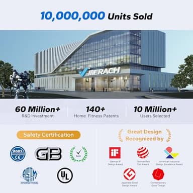 Merach Rowing Machine, Magnetic Rower Machine for Home, 16 Levels of Quiet Resistance, Dual Slide Rail with Max 350lb Weight Capacity, App Compatible with LCD Monitor, Q1S - Image 9