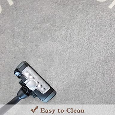 Topotdor Round Kids Play Rug Alphabet Nursery Area Rug Extra Large Soft Crawling Play Mat for Children Toddlers Bedroom (71 inch, Grey) - Image 7