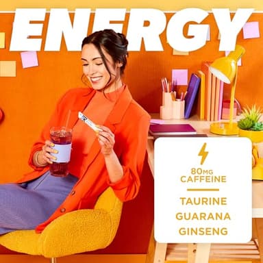 Pure Kick Energy Singles To Go Drink Mix, Mango Acai, Includes 12 Boxes with 6 Packets in each Box, 72 Total Packets - Image 3