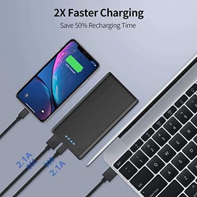 Portable Charger Power Bank 26800mah,Ultra-High Capacity Safer External Cell Phone Battery Pack,2 USB Output High Speed Charging Power bank Compatible with iPhone 17/16/15/14/13 Galaxy Android LG etc - Image 5