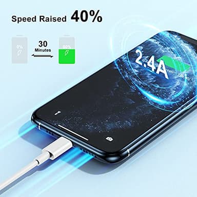 10ft iPhone Charger, [Apple Certified] Long Apple Charging Cord,10 Feet Original Lightning to USB Cable,10 Foot iPhone Charging Cable for iPhone 14 Pro Max/14/13 Pro/12 Mini/11/XS/XR/8/7/6S/5/SE,iPad - Image 2