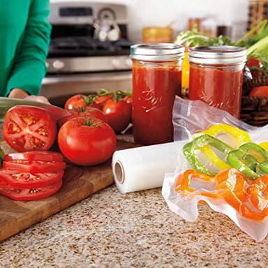 FoodSaver Custom Length Vacuum Sealer Bags Multipack, 5 Count Rolls for Airtight Food Storage and Sous Vide - Compatible with FoodSaver, 8 (2 Pack) and 11 (3 Pack) - Image 2