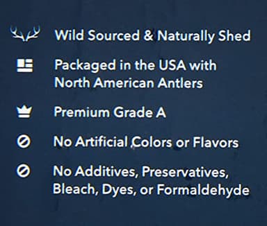 Amazon Brand - Wag Split Elk Antler, Naturally Shed, Long Lasting for Aggressive Chewers, Large (Best for Dogs 30-45 lbs) - Image 8