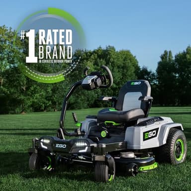 EGO Power+ Electric Riding Lawn Mower, 42" Deck with Zero Turn Radius, Includes (4) 56V 12.0Ah Batteries and Charger - ZT4205S - Image 2