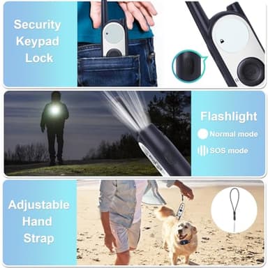 MIMOFPET Wireless Dog Fence for 2 Dogs - 25FT to 3500FT No Static Electric Fence,185 Days Standby Time Training Collar,Pet Containment System with 3 Training Mode,Flash Light and Waterproof - Image 5