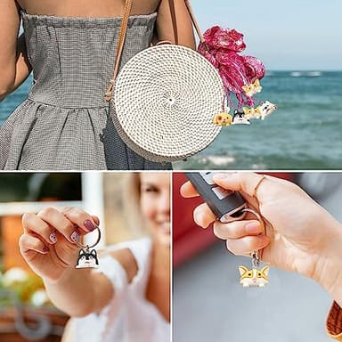 LiQunSweet 32 Pcs 4 Styles Resin Lovely Dog Charms Cartoon Animal Pet Dog Pattern Charms for DIY Jewelry Making Bracelet Necklace Earring Crafts Birthday Gifts - Image 6