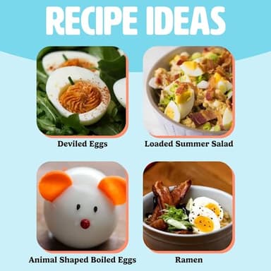 Tasty Mini Rapid Egg Cooker, 5-Egg Capacity for Perfect Hard Boiled Eggs or Omelets, Auto Shut Off, Aqua - Image 7