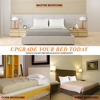 SEMZSOM Bed Pillows for Sleeping, King Size Pillows Set of 2 Cooling Luxury Hotel Quality Pillow with Premium Soft Down Alternative Filling for Back, Stomach or Side Sleepers - Image 7