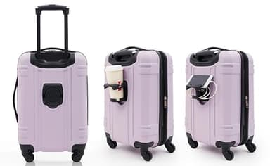 Wrangler 20" Astral Hardside Carry-On Luggage, Lilac - Image 2