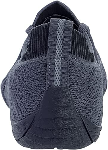 WHITIN Women's Low Zero Drop Shoes Minimalist Barefoot Trail Running Camping Size 8.5 Wide Toe Box Female Fitness Treadmill Sneaker Tennis Dark Grey 39 - Image 3