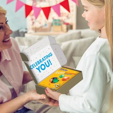 M&M'S Peanut Milk Chocolate Candy Happy Birthday Card and Gift Box All in One Birthday Present for All Ages, 10.05 Oz Box - Image 7