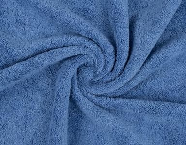 American Soft Linen Luxury 6 Piece Towel Set, 2 Bath Towels 2 Hand Towel 2 Washcloths, 600 GSM 100% Cotton Turkish Towels for Bathroom, Electric Blue Towel Sets - Image 8