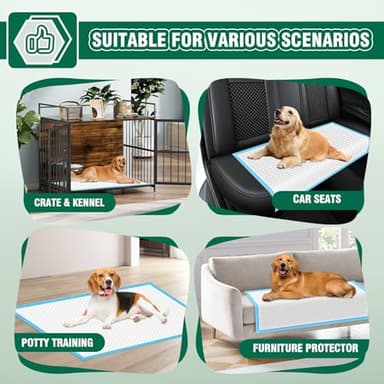 IMMCUTE Dog Pee Pads Extra Large, 36" x 44", 30 Ct, Jumbo-Size Pee Pads for Dogs, Thicken Puppy Pads XL Pet Training Pads, Super Absorbent & Leak-Proof Potty Pads for Dogs - Image 9