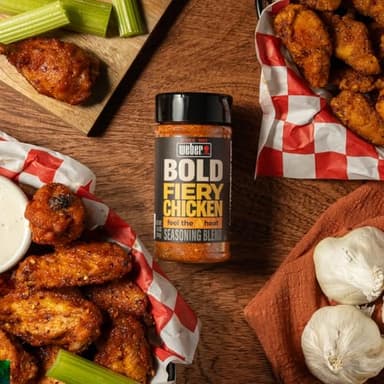 Weber BOLD Fiery Chicken Seasoning Blend, 5.8 Ounce Shaker (Pack of 6) - Image 4