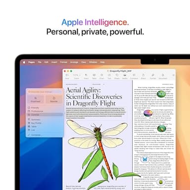 Apple 2025 MacBook Air 15-inch Laptop with M4 chip: Built for Apple Intelligence, 15.3-inch Liquid Retina Display, 16GB Unified Memory, 256GB SSD Storage, 12MP Center Stage Camera, Touch ID; Starlight - Image 5