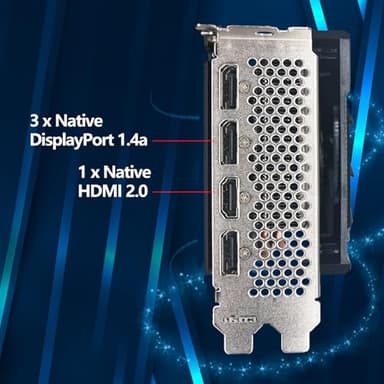 GPVHOSO Radeon RX 5700 XT 8GB Graphics Card GDDR6 2560SP 256bit Computer Graphics Cards GPU PCI-e 4.0 x16 HDMI/DisplayPort*3 Interface,AMD Video Cards for PC Gaming and Office, Support Up to 8K - Image 3