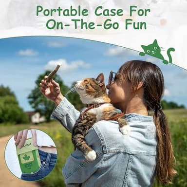 Nocciola 3 Pack Catnip Toys for Cats, Funny Cat Toys Filled with 100% Pure Organic Catnip, Safe Kitten Teething Chew and Kicker Toys, Stress Relieving Fun for Indoor Cats - Image 6