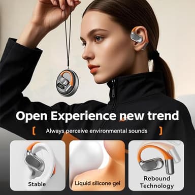 Translation Earbuds Real Time - 144 Language Ai Translator Earbuds, 3 in 1 Bluetooth Headphones Translator Device for iOS and Android, Simultaneous Bluetooth Translation, Black - Image 4