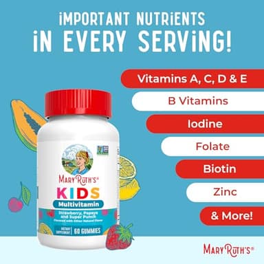 MaryRuth Organics Kids Vitamins | Multi | Sugar Free | 2 Month Supply | Kids Multivitamin Gummies for Ages 2+ | Vegan | Only 1 Gummy a Day | 60 Count - Image 7