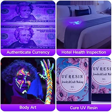 Black Light UV Flashlight,Vansky Blacklight 12 LED Urine Detector For Dog/Cat/Pet Urine & Dry Stains and Bed Bug On Carpets/Rugs/Floor,Matching with Pet Odor Eliminator - Image 9