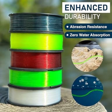 Reaction Tackle Monofilament Fishing Line- Strong and Abrasion-Resistant Nylon Mono, Smooth and Long Casting - Low Memory- Freshwater and Saltwater Fishing Monofilament Line - Image 4