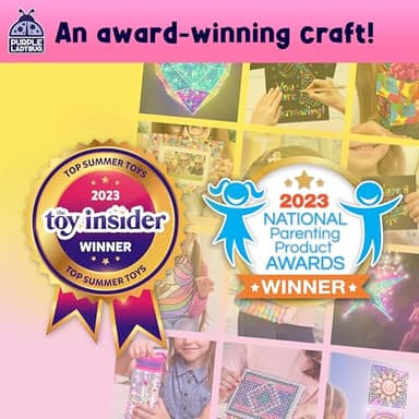 PURPLE LADYBUG Unicorn Headband Making Kit - Unicorn Crafts for Girls Ages 4-9, Birthday Gifts, DIY Hair Accessories Set, Great Summer Activity for Girls - Image 8