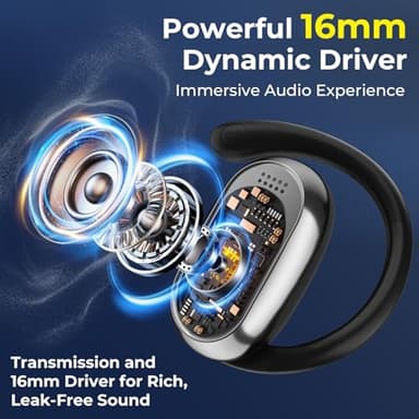 AI Translation Earbuds Real Time, 144 Languages Translator Earbuds Device, 5-in-1 Translation Music Calls Transcription AI Assistant Wireless Headphones Travel Business Learning (Black) - Image 4