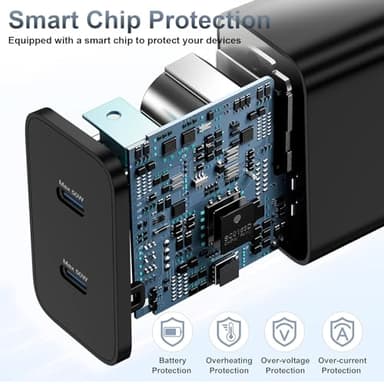 45W Super Fast Charger Type C 2Pack 10ft, USB C Wall Charging and Long Android Phone Charger Cable Cord for Samsung Galaxy S25 Ultra/S25 Plus/S25/S24+/S24 Ultra/S23 Ultra/S22 Plus/S21/Note 20/Note10+ - Image 5