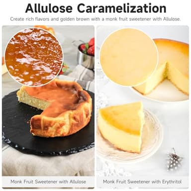 SPICEEL Monk Fruit Sweetener with Allulose - White Sugar Substitute, Coffee, Tea, without Erythritol, Gluten Free, Vegan, Keto Friendly, Sugar Replacement (8 oz) - Image 9