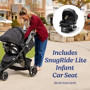 Graco Outpace LX All-Terrain Travel System - Includes SnugRide 30 Lite Infant Car Seat, Briggs, High-Performance Stroller/Car Seat Combo, Practical & Durable - Image 3