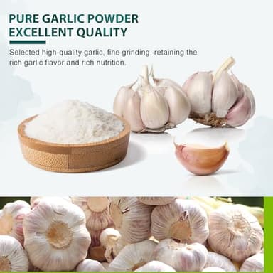 Soeos Garlic Powder 22 Ounce(624 g), Garlic Powder Seasoning, Non-GMO, Gluten Free, Garlic Seasoning for Flavor Vegetables, Grilled Meats, Salads, Dressings and More - Image 4