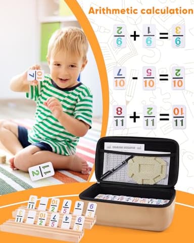 KAILE Mexican Train Dominoes Set with Numbers, Double 12 Dominoes Set with 4 Wooden Trays/Racks, 91 Tiles Colored Dominoes Train Games for Family Night, Travel, Party - Image 5