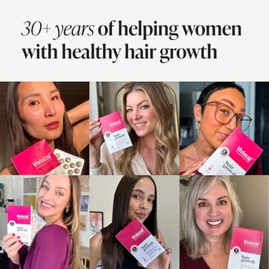 Viviscal Hair Growth Supplements for Women, Thicker Fuller Hair Support for Thinning Hair and Hair Loss, with Biotin and Marine Collagen, Drug-Free, 180 Tablets, 90-Day Supply - Image 9