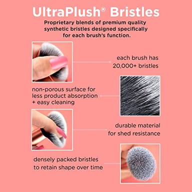 Real Techniques Extra Big Powder Brush, Large Makeup Brush For Powder, Fluffy Head For All-Over Setting, XL Oversized Brush For Quick Application, Cruelty-Free, Synthetic Bristles, 1 Count - Image 10