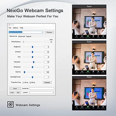 NexiGo Zoom Certified, N950P 4K Zoomable Webcam with Remote Control, Sony_Starvis Sensor, 5X Digital Zoom, Pro Web Camera with Dual Stereo Mics, for Zoom Skype Teams Twitch - Image 4