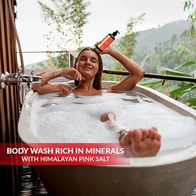 Natural Solution Body Wash, Formulated with Organic Blood Orange Extracts with Himalayan Pink Salt, Revitalizes & Refreshing Your Skin, 17 fl oz/Each – Pack of 3 - Image 5