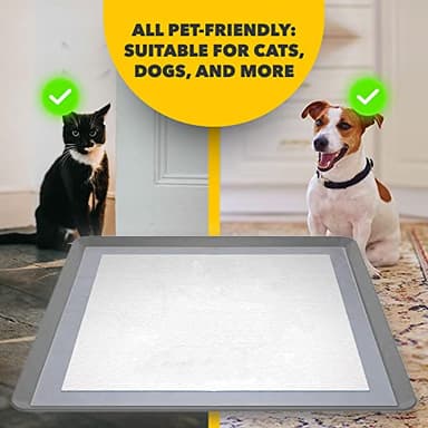 TidyFriend 2 Pack Dog Pee Pad Holder Tray Fits for 24” x 24” Wee Wee Pee Pads - Stable Grip, Raised Edges, Quick-Wipe Silicone Surface Dog Potty Tray Holder for Indoor Flooring Protection (Dark Grey) - Image 6
